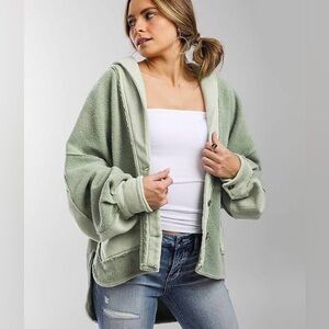 Free People Jordan Reverse Fleece shacket